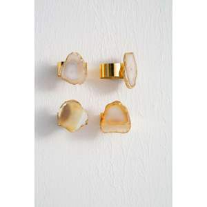 Anillo de Servilleta de Metal de Lujo Diseñado para Decoración de Mesas de Recepción de Bodas, Agrega un Toque Sofisticado y Elegancia Decorativa - Product Image 2