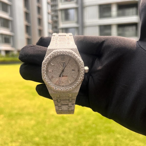 Reloj de Lujo con Moissanita VVS |   Esqueleto Presidencial con Incrustaciones de Diamantes |   Pasa el probador de diamantes al por mayor - Product Image 4