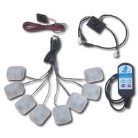 Nuevo Sistema de Masaje Universal para Asientos de Auto AKEE, 1 Juego de Motores Vibratorios Integrados, Sistema Eléctrico DC12V/24V, Control Remoto Ergonómico