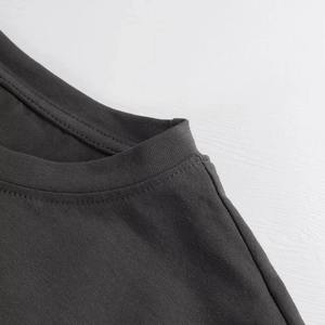 Women's Short Sleeve Cotton Jersey T-Shirt Casual Solid Color Regular Fit Knitted Plain Dyed <b>Top</b> - Product Image 5