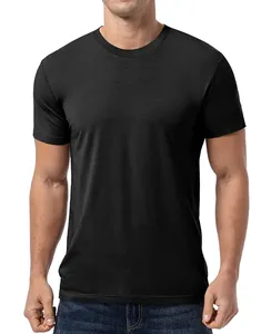 .Wholesale <b>Men</b> Clothing Custom Design Apparel <b>Man</b> O-Neck T-Shirt Organic Cotton T Shirt Plain Quick Dry Gym Fitness - Product Image 2