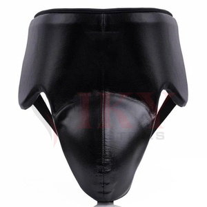Nouveaux ensembles de boxe tendance en cuir véritable noir mat avec logo personnalisé, pour entraînement et sparring, incluant gants, casque et protections inguinales, à prix de gros - Product Image 2