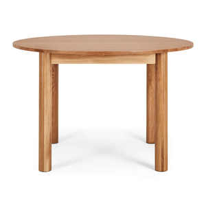 Table à manger moderne en teck massif de qualité supérieure, base sculptée, durable, écologique, mobilier hôtelier en gros - Product Image 5