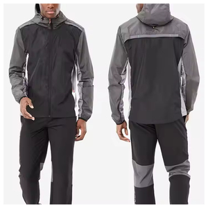 Survêtements coupe-vent réfléchissants d'hiver à marque privée, logo personnalisé, 100 % nylon, matériau léger de qualité supérieure - Product Image 1