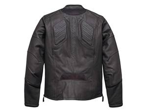 FXRG Perforated Genuine Leather <b>Jacket</b> Men Slim Fit Motorcycle Biker <b>Racing</b> <b>Jacket</b> - Product Image 2