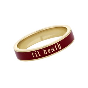 4mm 6mm Sterling Silver Jade Classic Invisible Engraving Ethnic Band <b>Ring</b> 'Till Death' Engagement Wedding Party <b>Couples</b> Promise - Product Image 2