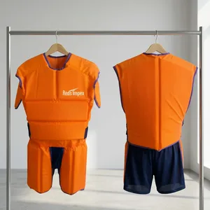 Combinaison de protection corporelle de rugby personnalisable, rembourrage en mousse haute densité, équipement de protection contre les impacts pour des tackles sécurisés avec ajustement réglable - Product Image 4