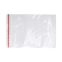 Sacs en polyéthylène transparents givrés de haute qualité avec fermeture éclair personnalisée avec logo, pour l'emballage des vêtements