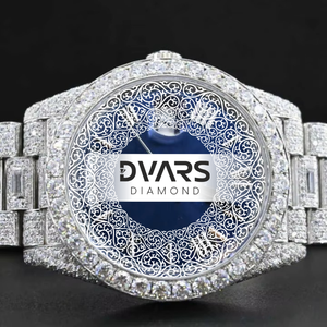 Reloj de Lujo con Diamantes y Baño de Oro para Hombre y Mujer, Ideal para Fiestas y Uso Diario, Disponible a Precio de Fábrica - Product Image 1