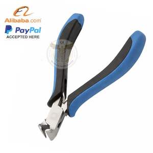 Alicates de corte de extremos de mandíbula lisa de acero inoxidable de 120 mm, ligeros, con mango ergonómico y doble resorte, herramienta para fabricación de joyas y alambre - Product Image 2