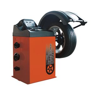 Equilibratrice per Cerchi da 10 a 24 Pollici in Alluminio con Precisione di 1 g e Calibrazione Automatica, Copertura Protettiva (Display LED) - Product Image 1