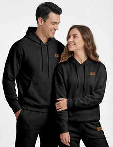 Men’s 2 Piece Jacquard Sweatsuit Set Hoodie Sweatshirt and Jogger Sweatpants Casual <b>Tracksuit</b> Sportswear Outfit - Product Image 6