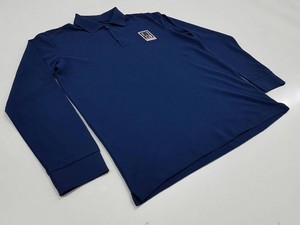 Camiseta Negra de Manga Larga para Hombre, Corte Regular, Jersey de Algodón con Logotipo Estampado en la Parte Delantera, Tejido Transpirable - Product Image 4