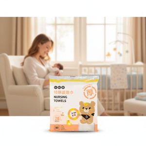 Lingettes pour bébé sèches en coton non tissé certifiées SGS, soin de la peau pour le bain et l'allaitement, haute absorption et résistance à la déchirure - Product Image 6