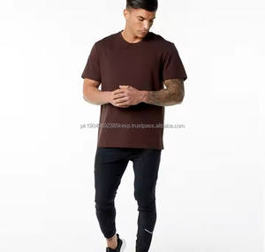 เสื้อยืดผู้ชายคุณภาพดีเยี่ยม ผ้าฝ้าย 100% ดีไซน์โค้งเข้ารูปทันสมัย รุ่นใหม่ล่าสุด ราคาโรงงาน 250 GSM - Product Image 6