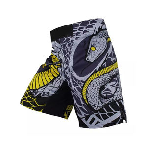 Shorts de MMA para Hombre al por Mayor, Ligeros, para Gimnasio, Personalizados, para Entrenamiento de Artes Marciales, Deportivos, de Poliéster, Corte Regular, 140g - Product Image 1