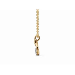 Collier pendentif infini en argent sterling 925, diamant de laboratoire, plaqué or jaune, bijoux fins pour femmes - Product Image 5