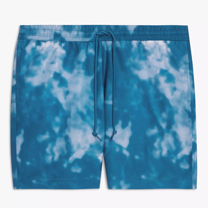 Custom Men's Sports Quick Dry Breathable Sensitive Swimsuits Color Changing Swim Trunks Board <b>Shorts</b> 1 Piece Lace Decoration - Product Image 3