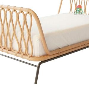 Cuna de Ratán Nhat Minh, Estilo Escandinavo, Color Natural, Cama para Niños, Muebles para Dormitorio - Product Image 2