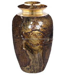 Memorable Ashes Cremation Urn Modern Spaniel Six Side Engraved Pet Urn Decorative Metal Cremation Urn Customization <b>Memorial</b> Urn - Product Image 1