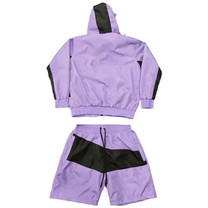 Ensemble short et coupe-vent pour homme au design innovant, conçu pour un style quotidien et les activités modernes - Product Image 2