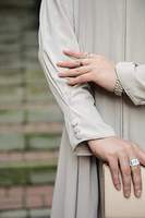 Abayas blanches unies avec hijab, robe longue, abayas de Dubaï et du Qatar, abayas pour le Hajj et l'Omra, robes arabes musulmanes respirantes pour femmes