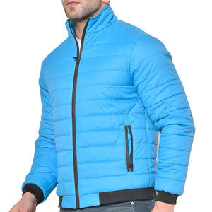 Wholesale High Quality <b>Men</b> Puffer Jacket Customized Size Breathable Street Wear Plain Color <b>Men</b> Puffer Jacket OEM Service - Product Image 3