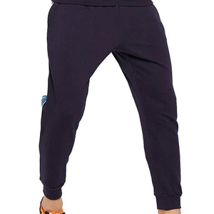 Conjunto Deportivo Azul Marino para Hombre, Sudadera y Pantalones Largos de Color Sólido con Bolsillos Laterales, Cuello Redondo, Ropa Casual de Otoño - Product Image 2