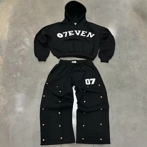 Men Women Custom Tracksuit Sportswear Set Wholesale Manufacturer OEM ODM Private Label Gym Training Jogging Athletic Wear Custom - Product Image 1