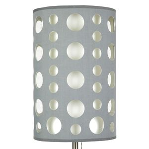Lampada da Tavolo Retrò 30 Pollici in Grigio/Bianco, Illuminazione in Stile Vintage Elegante - Product Image 5