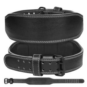 Cinturón de Levantamiento de Pesas de Cuero Vacuno con Logotipo Personalizado de Nuevo Diseño para Gimnasio, Cinturón de Powerlifting de Cuero Vacuno de Grado Competitivo - Product Image 2