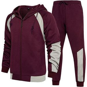 Ensemble de survêtement personnalisé pour homme, 2 pièces, sweat-shirt à capuche zippé, pantalon de jogging, vêtements de sport décontractés, tenue de sport pour homme - Product Image 2
