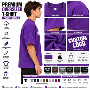 Camiseta de Hombre 100% Algodón, Manga Corta, Cuello Redondo, Corte Regular, Ecológica, de Secado Rápido, 220g, Gruesa - Product Image 5