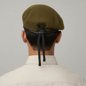 Boina Francesa de Lana Personalizada, con Rayas de Seguridad, Transpirable, para Uso Deportivo en las Cuatro Estaciones - Product Image 2