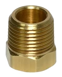 Raccord hexagonal en laiton de haute qualité C-Way, filetage BSP NPT de 1/2 à 2 pouces, PN16, finition naturelle, pour conduites d'eau, d'huile et de gaz - Product Image 4