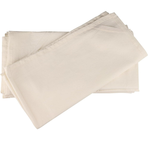 Serviettes de cuisine en coton GOTS 100% tissé, réutilisables, lavables, écologiques, séchage rapide, couleur unie, OEM ODM, faible MOQ, FOB, vente en gros - Product Image 4