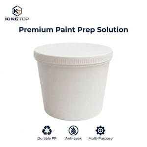Vaso mezclador de pintura lisa de 300 ml para reparación de carrocerías, vaso mezclador de plástico sin graduación - Product Image 1
