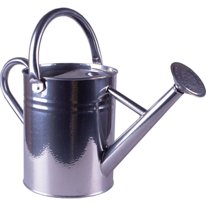 Galvanized Metal <b>Watering</b> <b>Can</b> for Gardening Outdoor Indoor Plant Care Durable Water <b>Cans</b> <b>Vintage</b> Flower Holder - Product Image 5