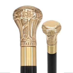 3 Piece Detachable Wood Walking Stick Hiking Cane with Metal Tip Rubber Base <b>Lightweight</b> & Portable Design Stick - Product Image 1