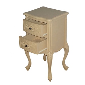 Table de chevet Table de chevet en bois massif Table de lampe de chambre à coucher antique pour meubles d'hôtel et ensembles de meubles de chambre à coucher - Product Image 3