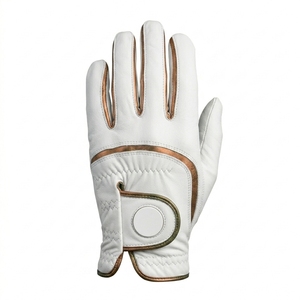 Gant de golf en cuir Cabretta de qualité supérieure pour main gauche, ajustement confortable, logo personnalisé, OEM ODM, faible MOQ, fabricant - Product Image 1