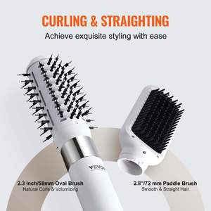 Sèche-cheveux ionique Styler 110 000 tr/min Moteur sans balais à air chaud haute vitesse Séchage rapide Brosse volumisante lissante Brosse électrique pour cheveux - Product Image 3