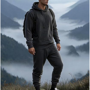 Conjunto Deportivo Informal para Hombre con Capucha de Algodón, Sudadera con Capucha y Pantalones Deportivos, Ropa Deportiva Cómoda para Uso Diario - Product Image 6