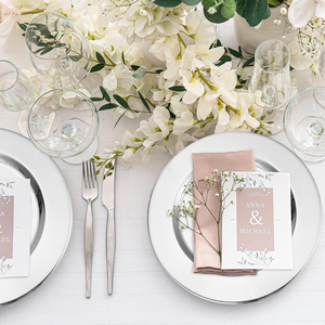 Assiette de Présentation Ronde en Acier Inoxydable Premium pour Décoration de Table de Mariage et Dîners Prestigieux - Product Image 2