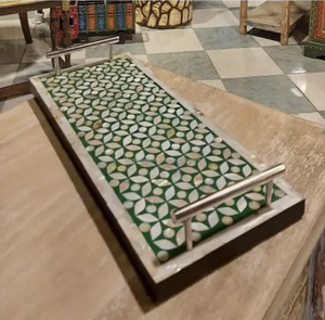 Table du Ramadan Plateaux de service en bois décoratifs Dernière conception pour la maison Hôtel Restaurant Fournitures - Product Image 2