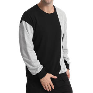 Sweat-shirts imprimés surdimensionnés pour hommes en coton molletonné, qualité supérieure, respirants et à séchage rapide, sans capuche - Product Image 3