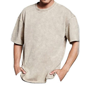 Camiseta de Manga Corta con Cuello Redondo, de Secado Rápido, Talla Grande, 100% Algodón, Ligera, Transpirable, Personalizable, de Algodón Premium - Product Image 4