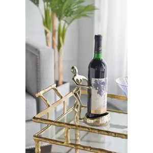 Cubo de Hielo y Pinzas de Aluminio Hechos a Mano de Primera Calidad, Acabado Dorado Elegante para Bares Modernos, Decoración de Bar de Lujo Resistente al Agua para Fiestas, Zahid Exports - Product Image 2