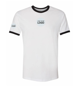 Camiseta Casual de Manga Corta con Contraste, Camiseta Unisex - Product Image 2