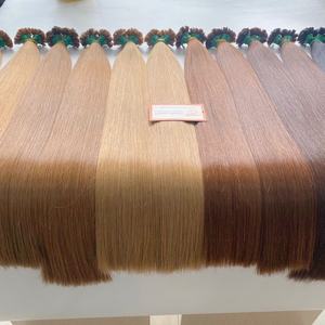 En stock Meilleure Vente Kératine Pointe Plate Vietnamienne 100% Cheveux Humains Double Tirage Pur Cru Non Transformé Vierge Cheveux Bruts - Product Image 2